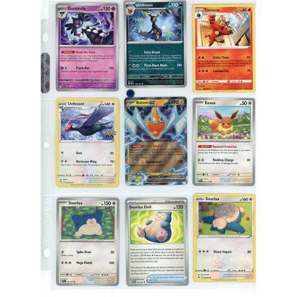 Sheet of Pokemon Cards (1) Holo Rotom EX Card