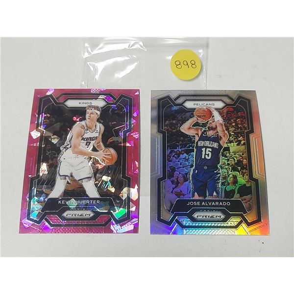 2023-24 Panini - Prizm Basketball - No. 240 Kevin Huerter and No. 244 Jose Alvarado.