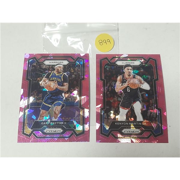 2023-24 Panini - Prizm Basketball - No. 241 Kenyon Martin Jr. and No. 242 Gary Payton II.