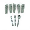Image 1 : Knife, Fork, Spoon Camping Set X 6 Qty
