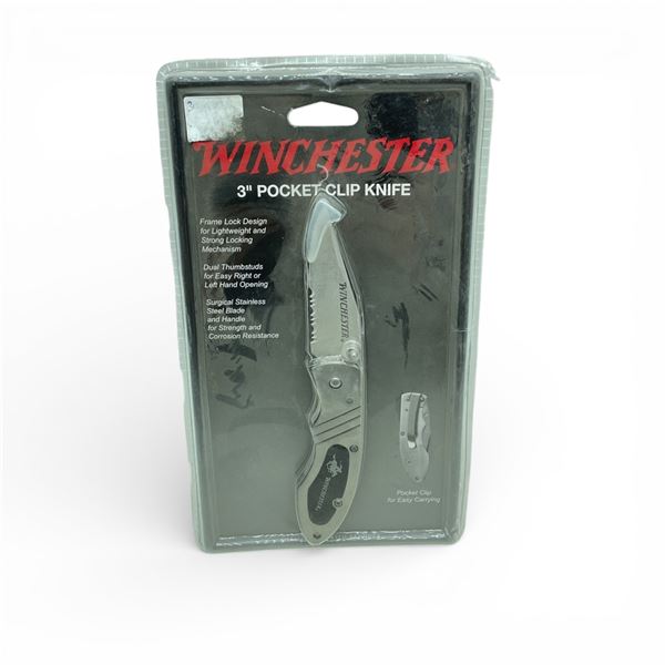 Winchester 3" Folding Pocket Clip Knife