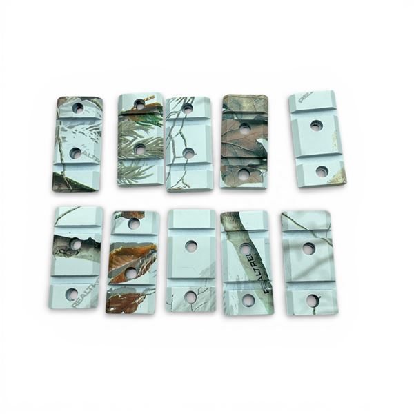 1-3/4" Rail Section, Winter Camo X 10 Qty
