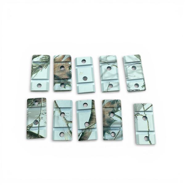 1-3/4" Rail Section, Winter Camo X 10 Qty