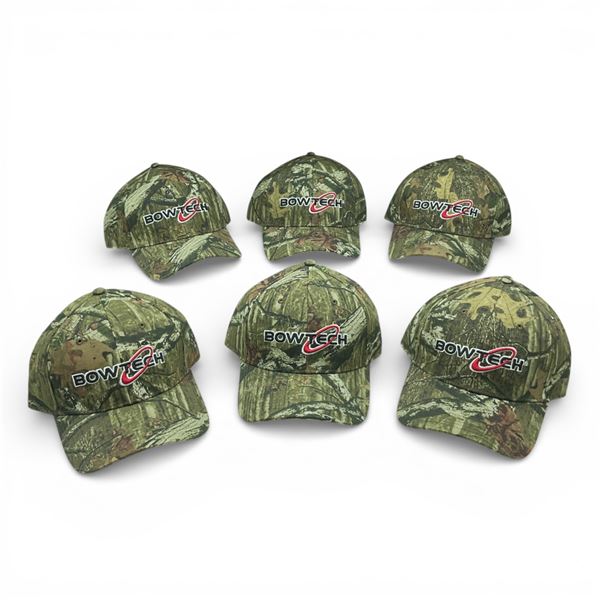 BowTech Camo Hats, OSFM X 6 Qty
