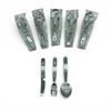 Image 1 : Knife, Fork, Spoon Camping Set X 6 Qty