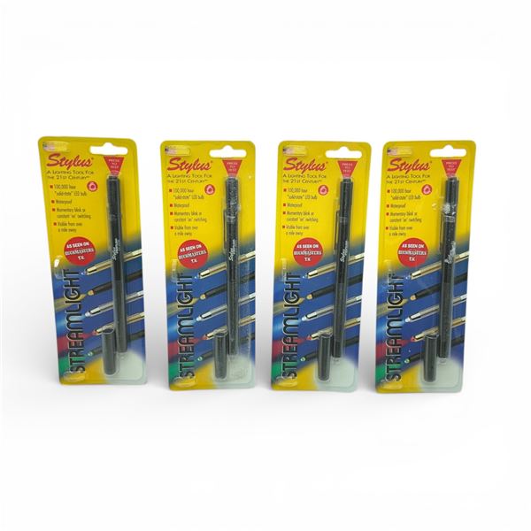 Streamlight Stylus Light, Green LED X 4 Qty