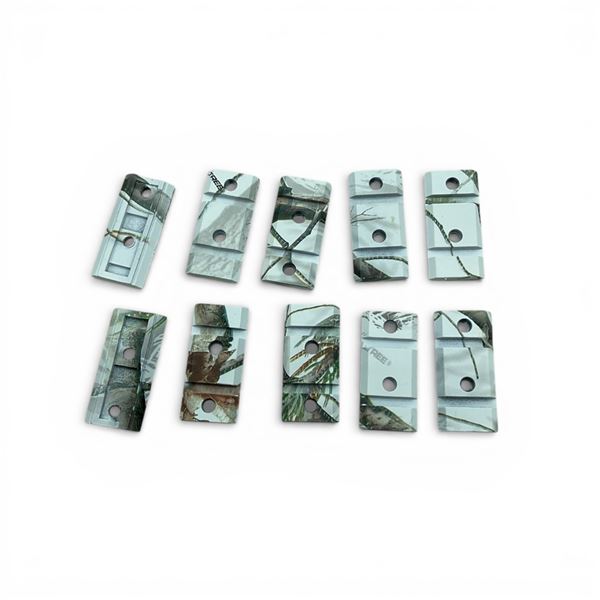 1-3/4" Rail Section, Winter Camo X 10 Qty