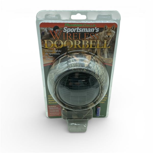 Sportsman's Wireless Doorbell with Natural Digital Recordings
