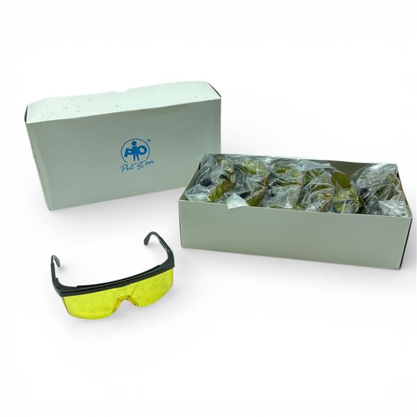 Put It On Protective Eye-Wear, Yellow Lens X 12 Qty