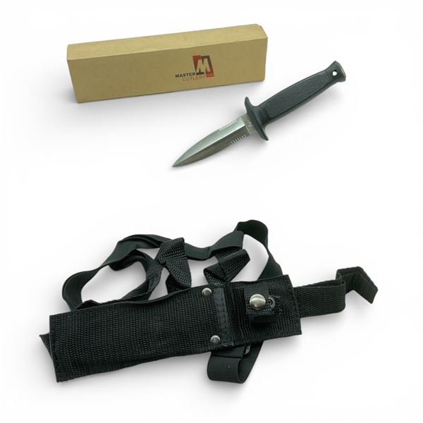 Master Cutlery Jaguar Fixed 4" Dagger with Sheath