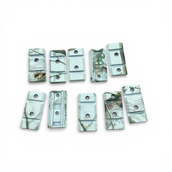 1-3/4" Rail Section, Winter Camo X 10 Qty