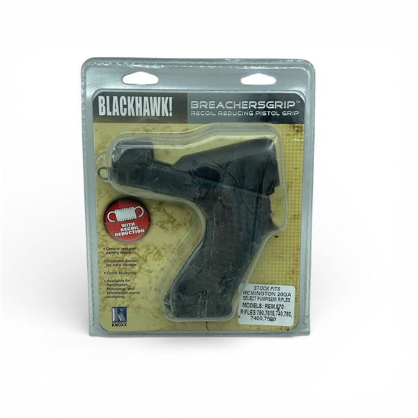 Blackhawk Breachers Grip Recoil Reducing Pistol Grip for Remington 20 Ga, Pump/ Semi Rifles