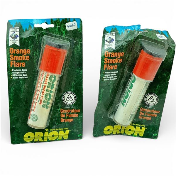 Orion Orange Smoke Flare X 2 Qty