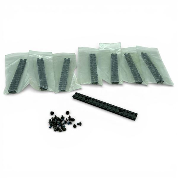 6.5" Metal Rail Sections X 8 Qty