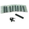 Image 1 : 4.25" Metal Rail Sections X 9 Qty