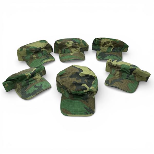 Camo Fatigue Cap, Size: Extra-Large X 6 Qty