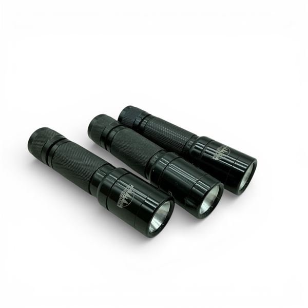 Parklands Handheld 4.75" Battery Operated Flashlight X 3 Qty
