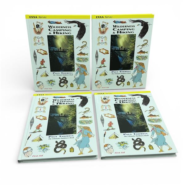 Exxa Nature Wilderness Camping and Hiking Outdoors Book by Paul Tawrell X 4 Qty