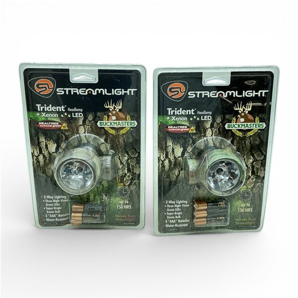 Streamlight Trident Xenon LED Headlamp X 2 Qty