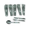 Image 1 : Knife, Fork, Spoon Camping Set X 6 Qty