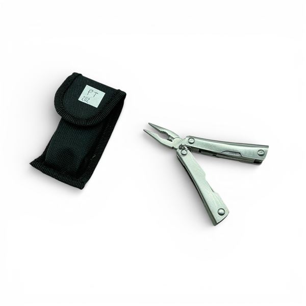 Small Multi-Tool (2.5" x 1" Folded) with Pouch