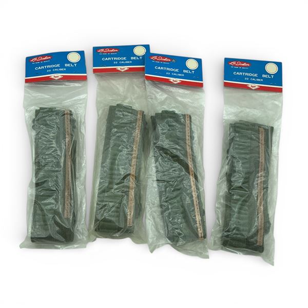 L.M Dickson 22 Caliber Cartridge Belt X 4 Qty