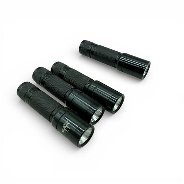 Parklands Handheld 4.75" Battery Operated Flashlight X 4 Qty