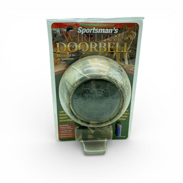 Sportsman's Wireless Doorbell with Natural Digital Recordings