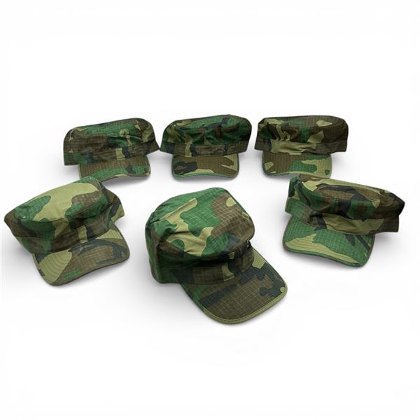 Camo Fatigue Cap, Size: Extra-Large X 6 Qty