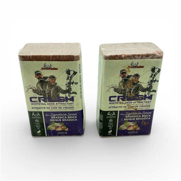 Ani-Logics Crush Brassica Brick Whitetail Deer Attractant, 4 lb Brick X 2 Qty