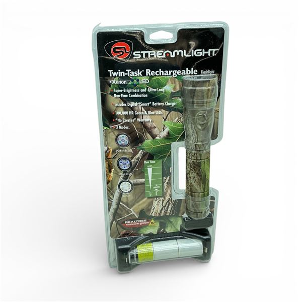 Streamlight Twin Task Rechargeable Flashlight with Xenon LED and Digital Battery Charger