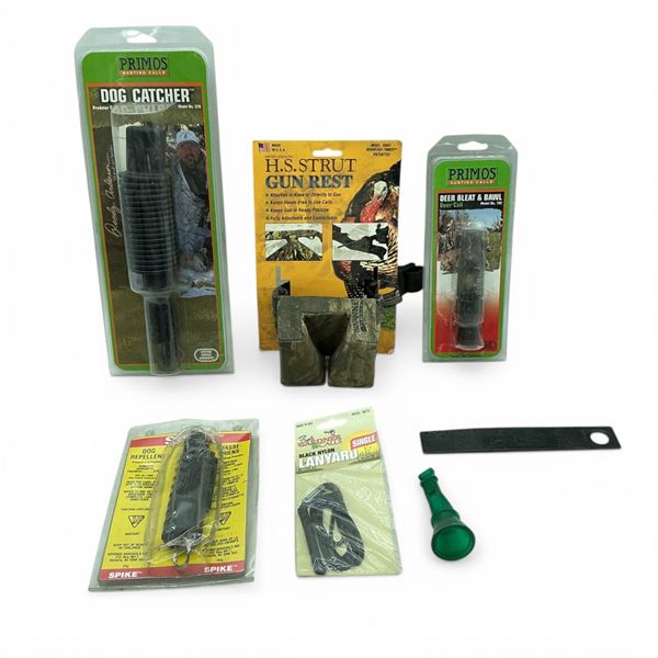 Assorted Game Calls and Hunting Accessories
