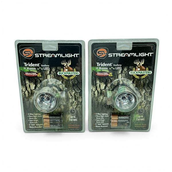 Streamlight Trident Xenon LED Headlamp X 2 Qty