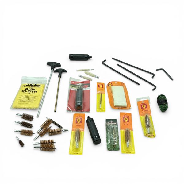 Assorted Firearms Cleaning Parts and Accessories