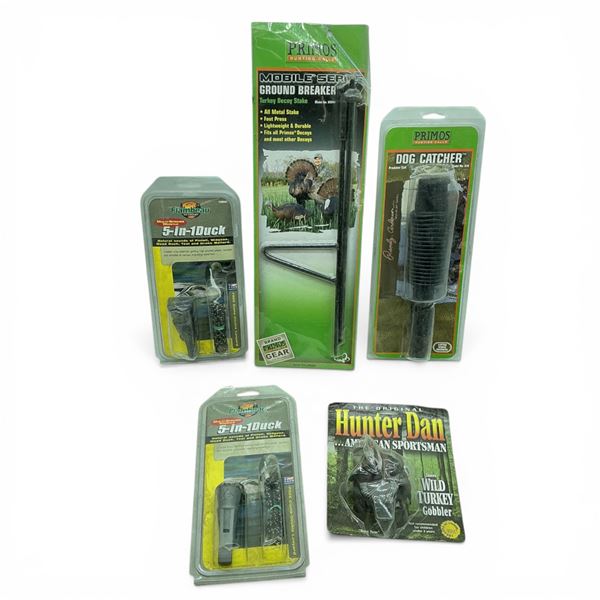 Assorted Hunting Game Calls and Accessories