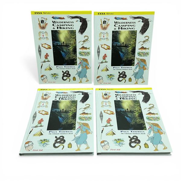 Exxa Nature Wilderness Camping and Hiking Outdoors Book by Paul Tawrell X 4 Qty