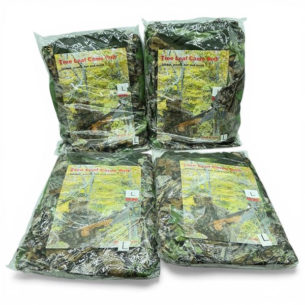 Tree Leaf Camo Suit, Size: Large X 4 Qty