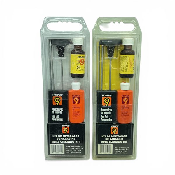 Hoppe's Rifle Cleaning Kit for .22, .221, .223, .224, .225 Caliber X 2 Qty