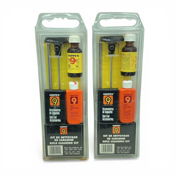 Hoppe's Rifle Cleaning Kit for .22, .221, .223, .224, .225 Caliber X 2 Qty