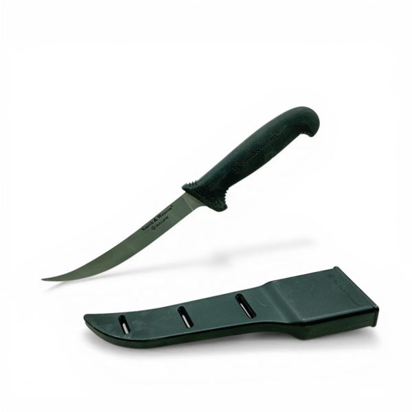 Smith & Wesson Bullseye 6.5" Fillet Knife with Sheath