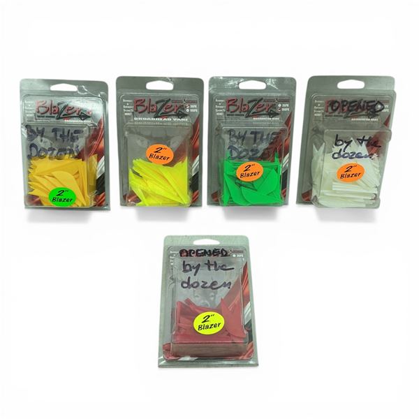 Assorted Bohning Archery 2" Blazer Vanes, Approximately 200 Qty