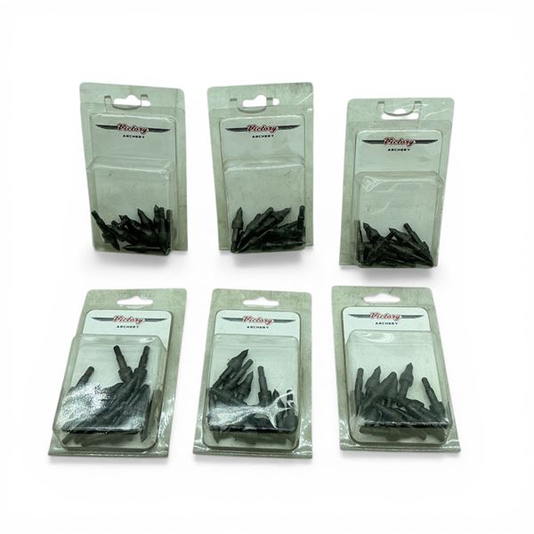 Victory Archery 22 Series Field Points, 100 Grain, 12 Pack X 6 Qty