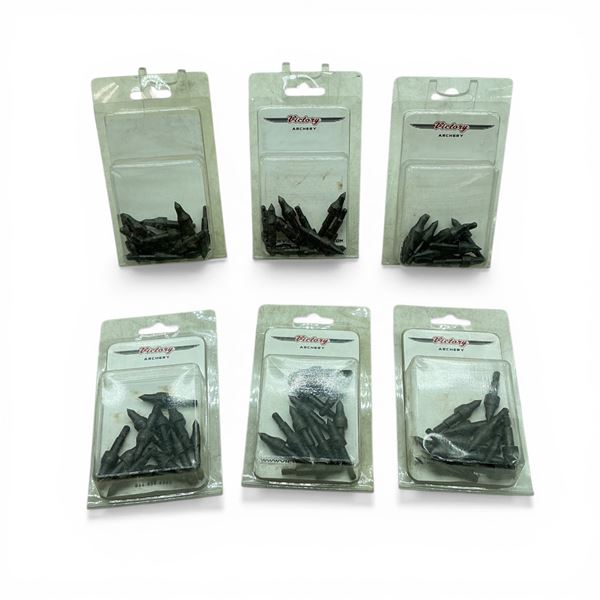 Victory Archery 22 Series Field Points, 100 Grain, 12 Pack X 6 Qty