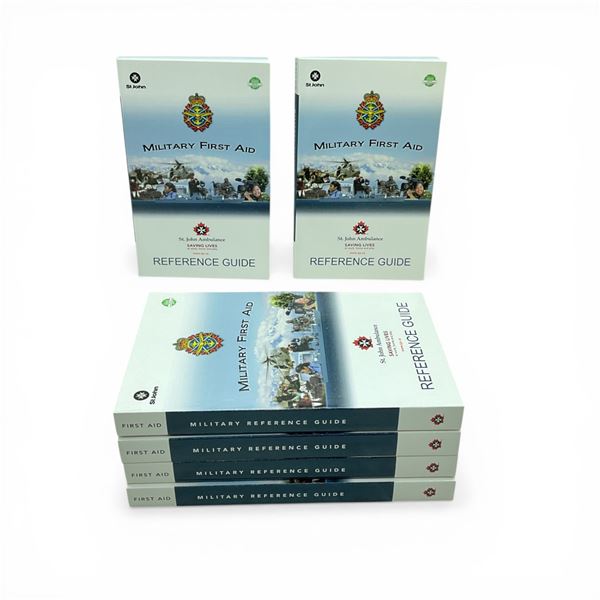 St. John Ambulance Military First Aid Reference Guide X 6 Qty
