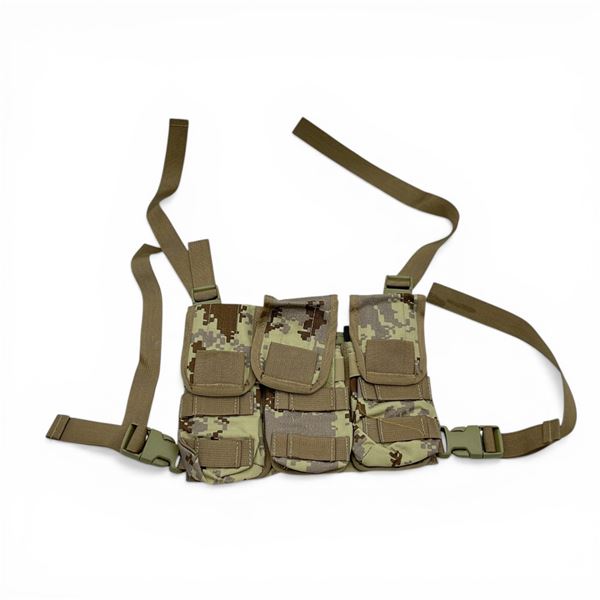 Desert Camo Tactical Vest Rifle Magazine Pouch Attachment