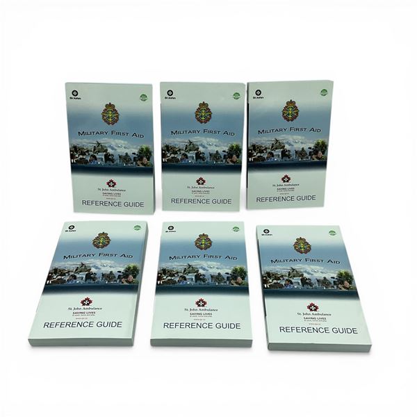 St. John Ambulance Military First Aid Reference Guide X 6 Qty