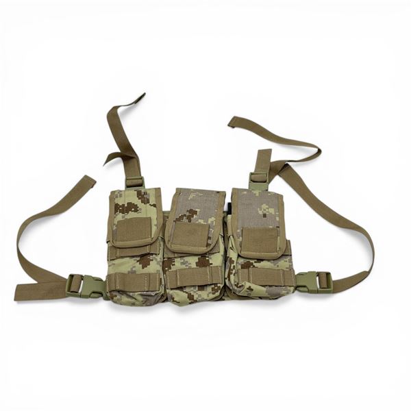 Desert Camo Tactical Vest Rifle Magazine Pouch Attachment