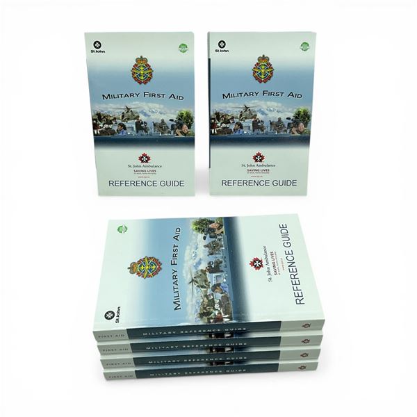 St. John Ambulance Military First Aid Reference Guide X 6 Qty