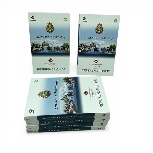 St. John Ambulance Military First Aid Reference Guide X 6 Qty