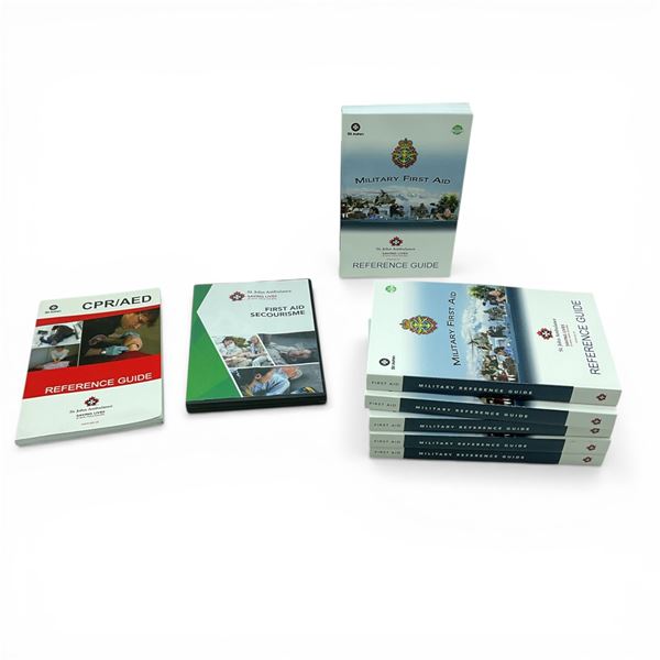 St. John Ambulance First Aid Reference Guides and DVD